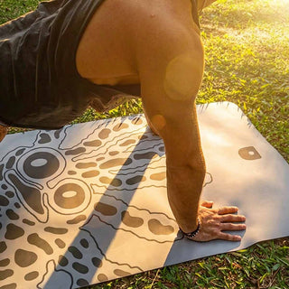 Person practicing in nature